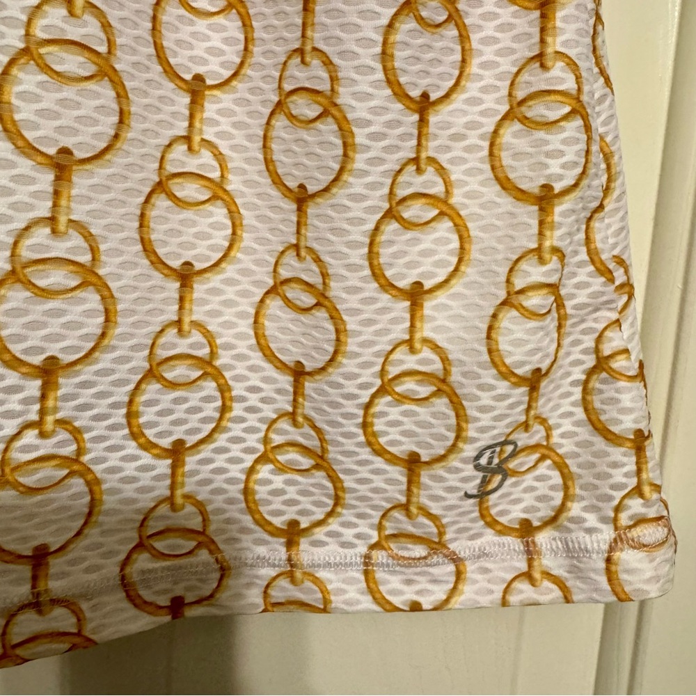 Sofibella Womens Airflow In Skort NWT Pickball Tennis Skirt Gold Chain Sz M - Picture 4 of 8
